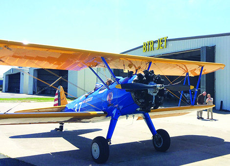 Up, up and away the biplane way
