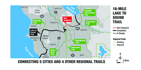 Trail will connect five King County cities